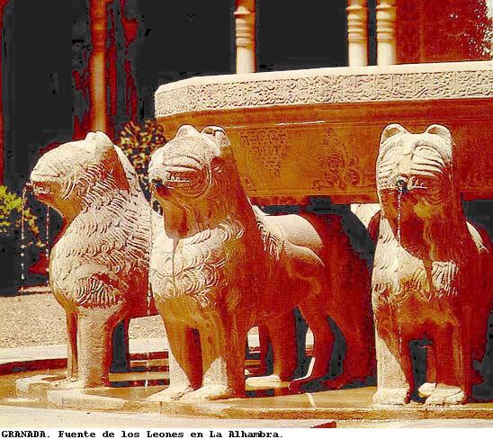 A detail of the Alhambra